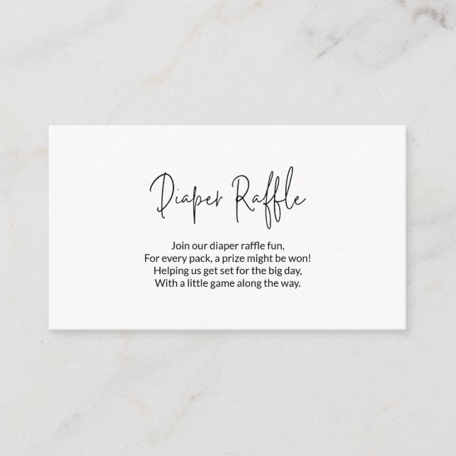 Carte D'accompagnement Feuillage simple de Baby shower (Devant)