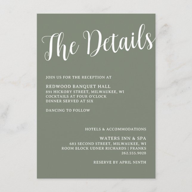 Carte D'accompagnement Fiche de fermeture du Mariage de pêche (Devant)