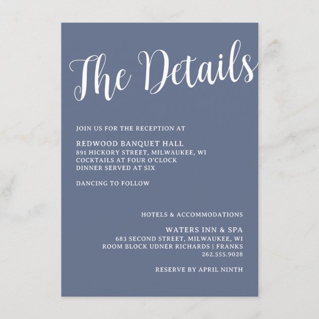 Carte D'accompagnement Fiche de fermeture du Mariage de pêche (Devant)