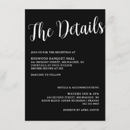 Carte D'accompagnement Fiche de fermeture du Mariage de pêche