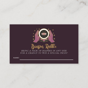 Carte D'accompagnement Fille diseuse de bonne aventure Baby Shower Tirage
