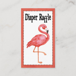 Carte D'accompagnement Flamant rose rose Baby shower de de carafe