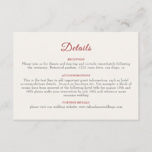 Carte D'accompagnement Fleur sauvage Jaune Marigold Mariage de feuillage