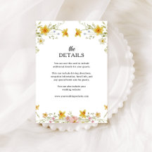 Fleurs sauvages printanières | Détails de mariage 