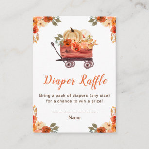 Carte D'accompagnement Flore Citrouille Camion Baby Show Refle de couche