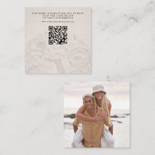 Carte D'accompagnement Floride Passport Mariage QR
