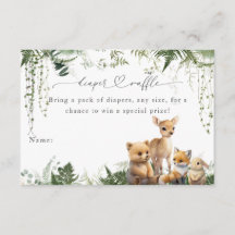 Foie de Baby shower neutre pour les animaux des bo