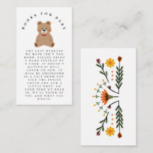 Folk Flowers Teddy Bear À peine attendre Livres po