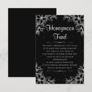 Carte D'accompagnement Fonds de lune de miel des Mariages blancs