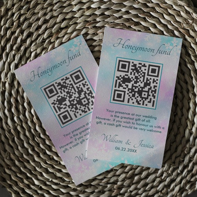 Carte D'accompagnement Fonds Hiver Élégant Lune de miel en ligne avec le  (Créateur téléchargé)