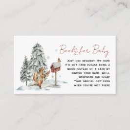 Carte D'accompagnement Forêt forestière d'hiver | Demande de réservation