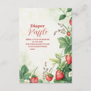 Carte D'accompagnement Frambole à pâte sucrée à fraise Berry