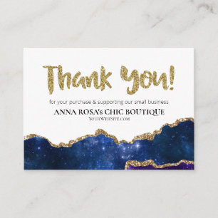 Carte D'accompagnement *~* Galaxy AGATE QR Logo MERCI Review AP8