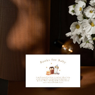 Carte D'accompagnement Gâteau au café Crêpe Tétine Livres Pour Baby showe