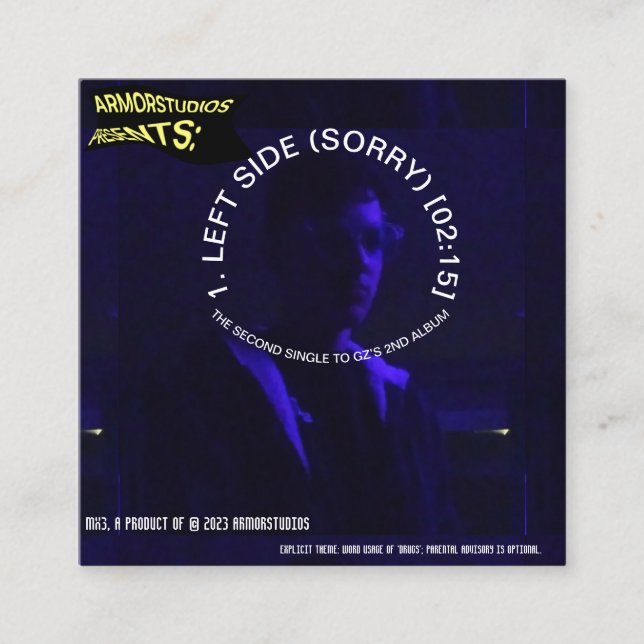 Carte D'accompagnement GAUCHE (DÉSOLÉ) [édition spéciale] (Devant)