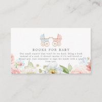 Genre Reveal Livre rose et bleu pour Baby Card