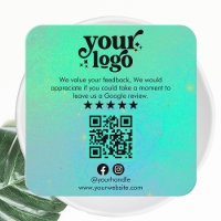Google Reviews QR Code Modern Logo Business Review