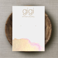 Grande aquarelle or Abstrait