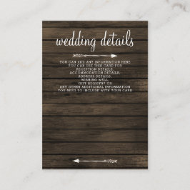 Carte D'accompagnement grange bois fleuri tournesols rustique mariage