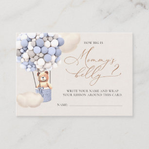 Carte D'accompagnement Gros Billets De Son Ventre - Ballons D'Ours Brown