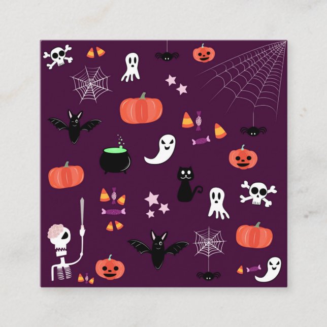 Carte D'accompagnement Halloween (Devant)