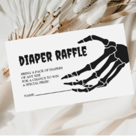 Carte D'accompagnement Halloween Baby shower Déchets Raffle