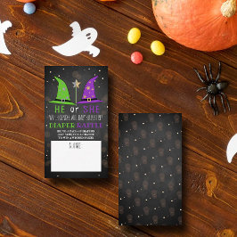 Carte D'accompagnement Halloween Sorcière Genre Reveillez Partie Déchets 