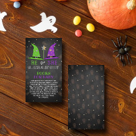 Carte D'accompagnement Halloween Sorcière Genre Reveillez Partie Demande 