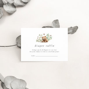 Carte D'accompagnement HANNAH Bear Baby shower de laine de  Raffin