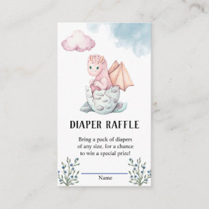 Carte D'accompagnement Hatching Dragon Baby shower Déchets Raffin