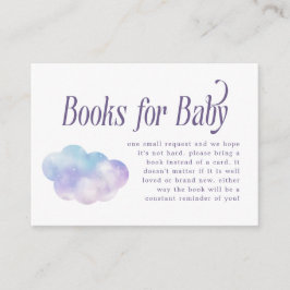 Carte D'accompagnement Heaven envoyé Baby shower fille demande de livre