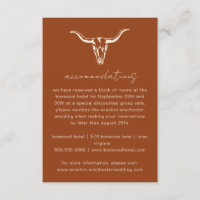 Hébergements simples Western Bohemian Cow Skull