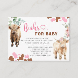 Carte D'accompagnement Heifer ou Bull Cow Genre Revebook For Baby