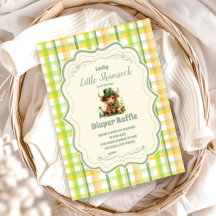 Highland Cow Lucky Little Shamrock Diapper Raffer