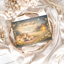 Carte D'accompagnement Highland Cow Meadow Diapper Raffle