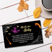 Hocus Pocus Baby showers Livres pour Baby Card