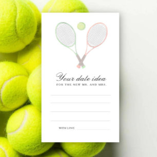 Carte D'accompagnement Idées de jour de mariage pour une douche de mariée