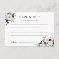 Idées de soirée romantique florale à verdure hiver