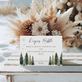 Carte D'accompagnement Il fait froid dehors Hiver Wonderland Déchets Raff