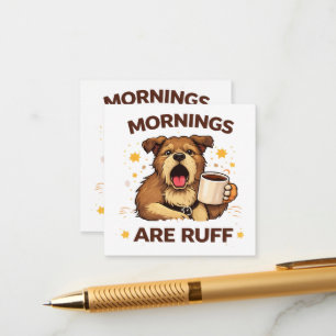 Carte D'accompagnement Illustration de chien confortable
