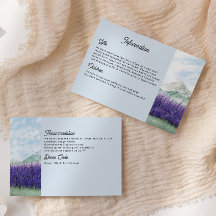 Informations sur le Mariage de la lavande de monta