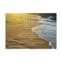 Informations sur le Mariage de sable de plage mode