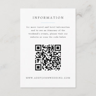 Carte D'accompagnement Informations sur le mariage Grand-millennial Horte