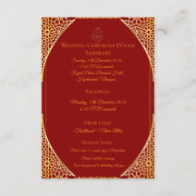 | Informations sur le mariage royal indien Insert