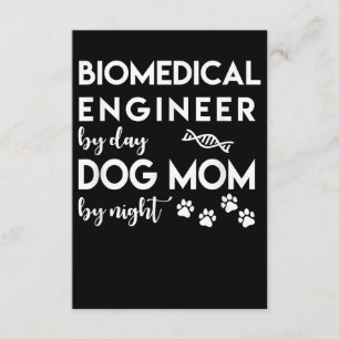 Carte D'accompagnement Ingénieure biomédicale Maman de chien Amoureuse de