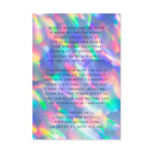 Iridescente Ultra Moderne Mariage Monogramme
