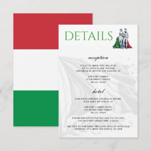 Carte D'accompagnement Italie Couple