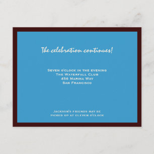 Carte D'accompagnement Jackson RSVP Bar Mitzvah