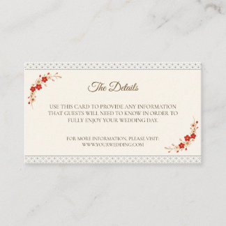 Carte D'accompagnement Japanese Sakura Shippo Details Card