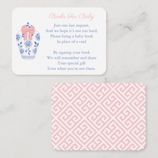 Carte D'accompagnement Jar de gingembre classique Construire la bibliothè (Devant / Derrière)